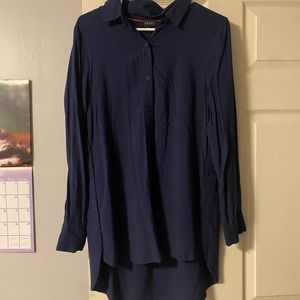Oversized Button Down Dress Shirt